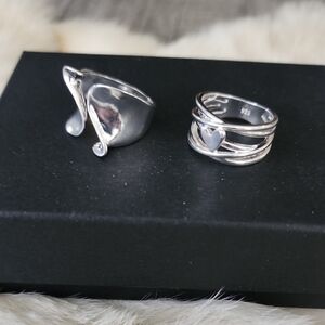 Sterling Silver Ring Set